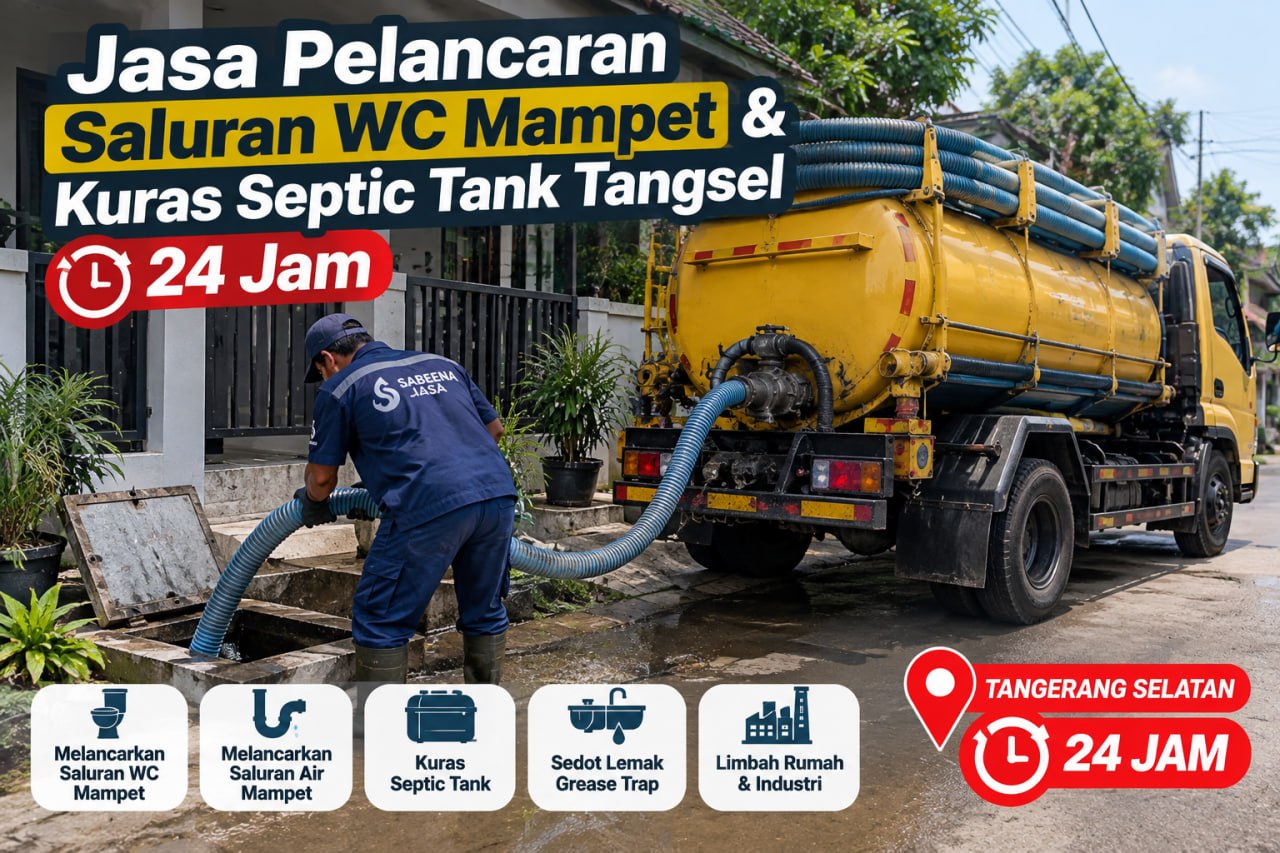 Jasa Sedot WC Tangerang Selatan Terbaik 2026 dan Terpercaya